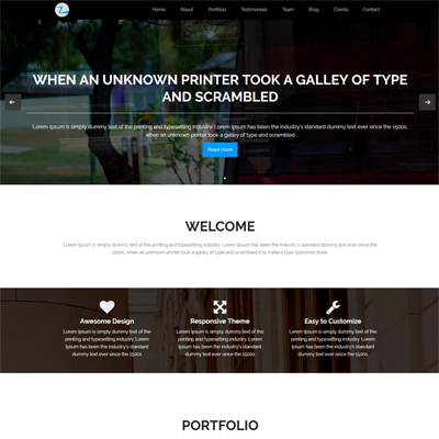 Creative Parallax Theme