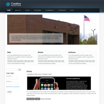 Creative Responsive Theme