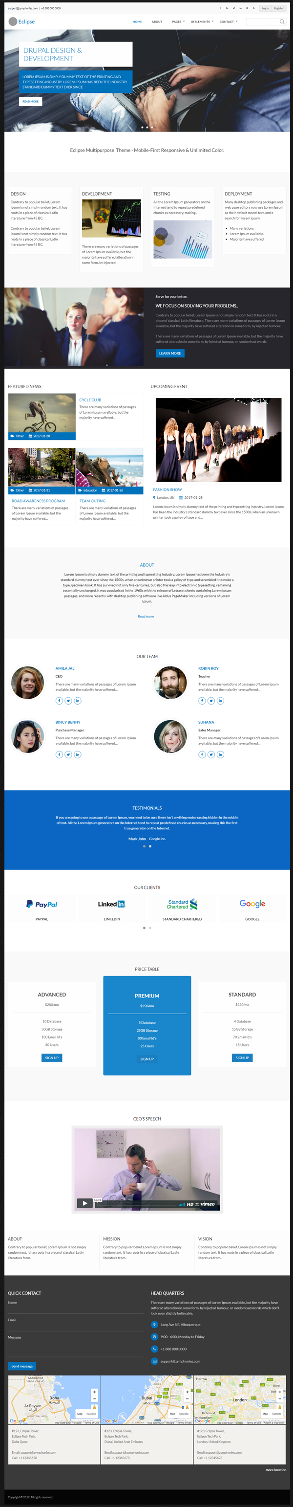 Eclipse Multipurpose Theme