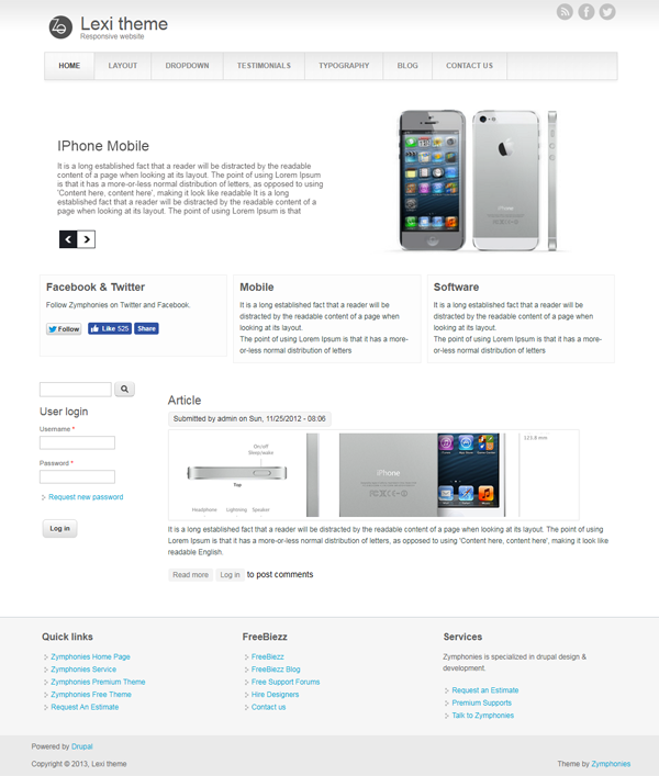 Lexi Responsive Theme