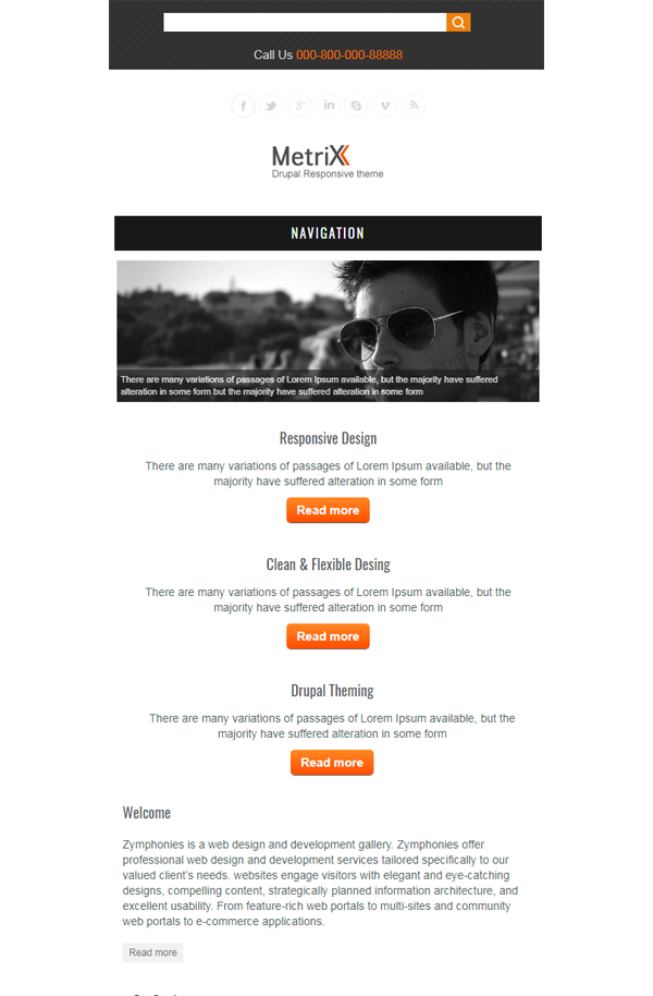 MetriXX Responsive Theme