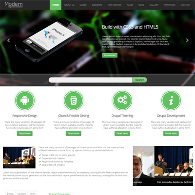 Modern Responsive Theme