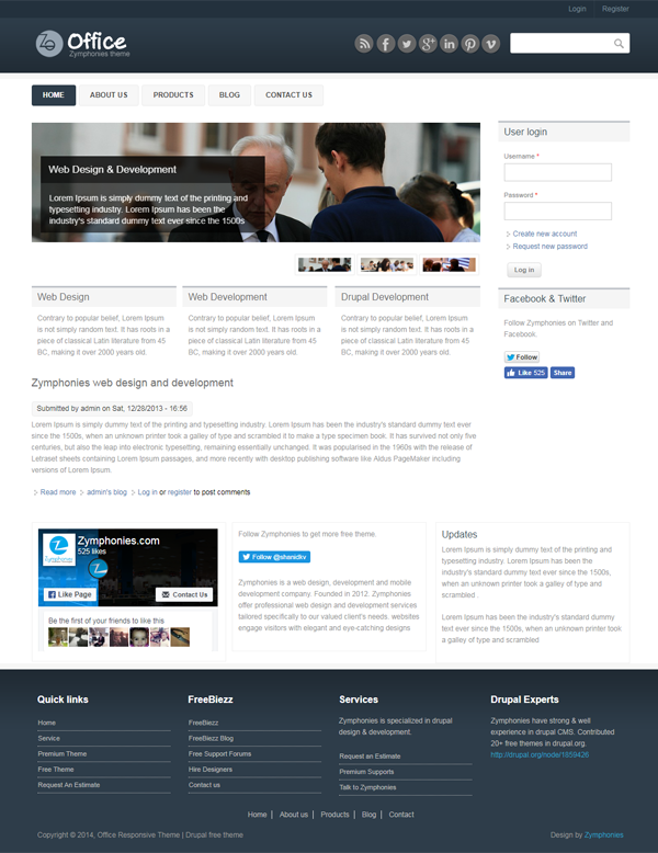 Office Responsive Theme