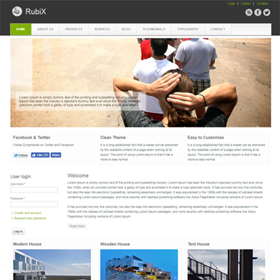 Rubix Responsive Theme