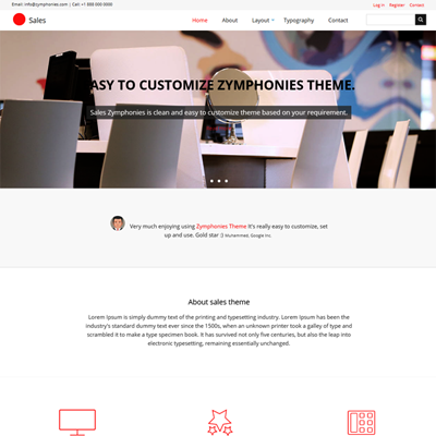 Sales Zymphonies Theme