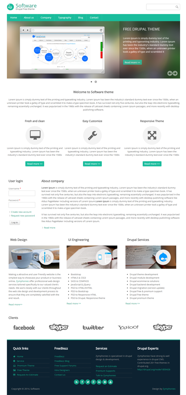 Software Responsive Theme