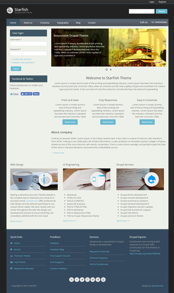 Starfish Responsive Theme