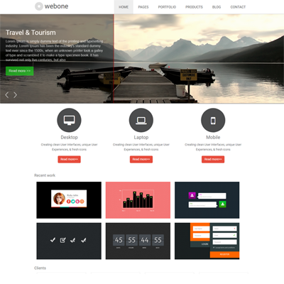 WebOne Responsive Theme